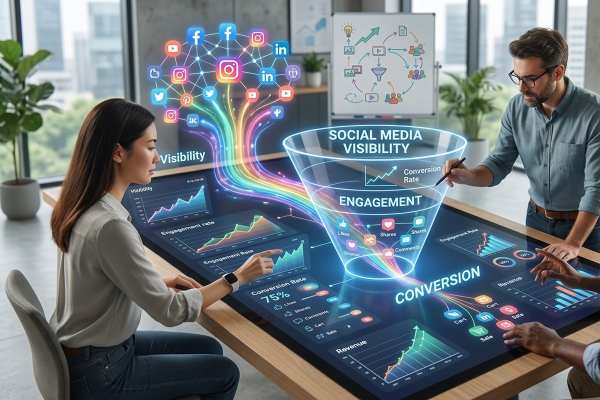 From Social Media Visibility to Engagement: Building a Stronger Marketing Funnel